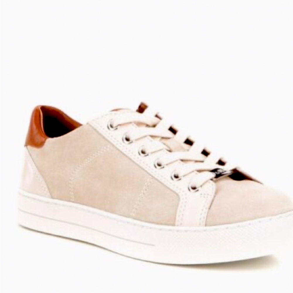 TODAY ONLY Coach sand and tan color sneakers